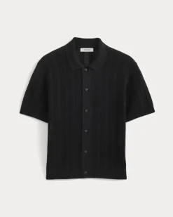 Textured Knit Resort Shirt