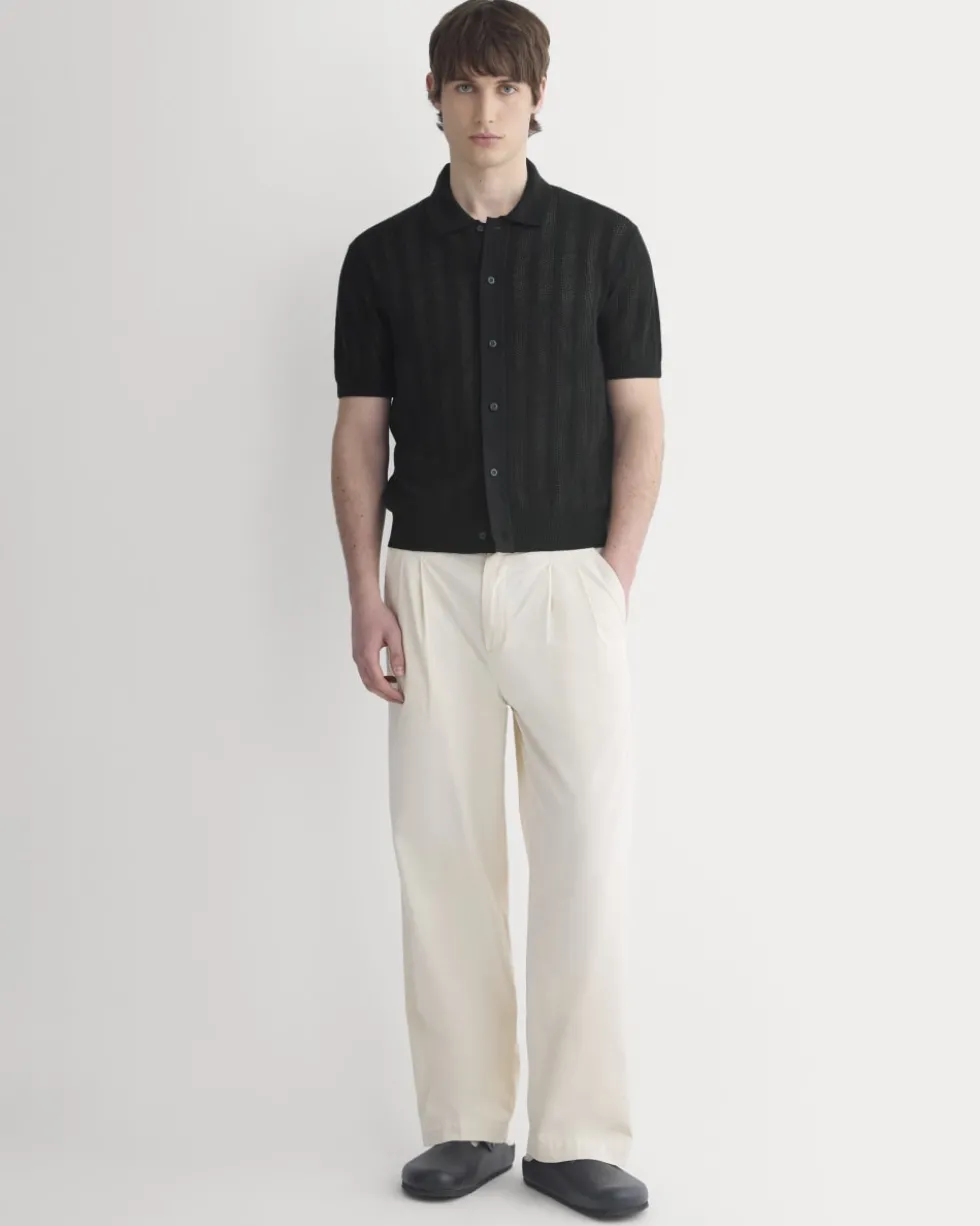 Textured Knit Resort Shirt
