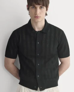 Textured Knit Resort Shirt