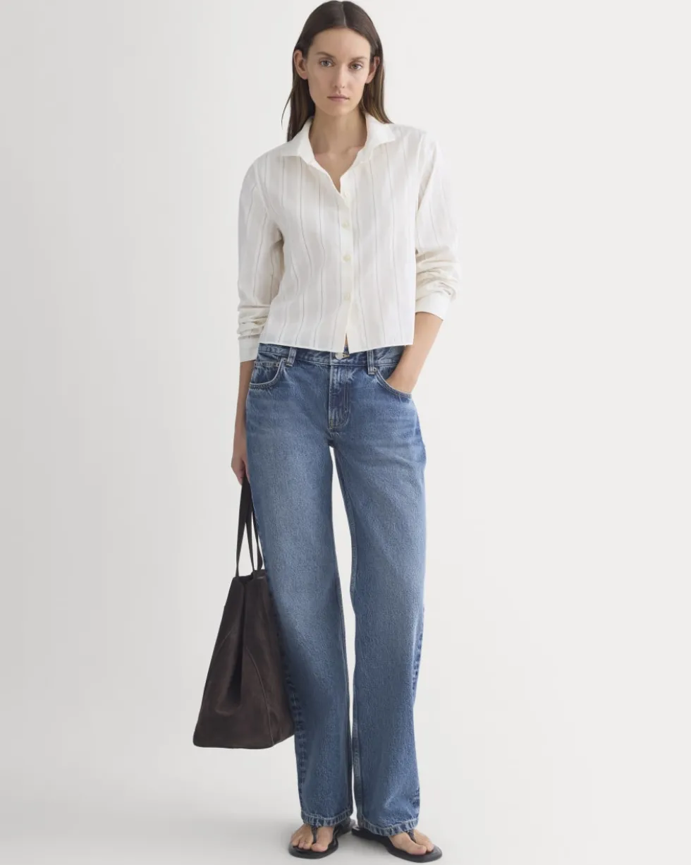 Textured Mini Collar Shirt