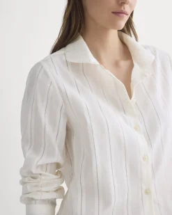 Textured Mini Collar Shirt
