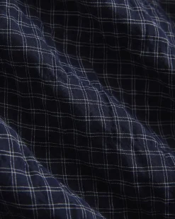 Textured Voile Button-Up Shirt
