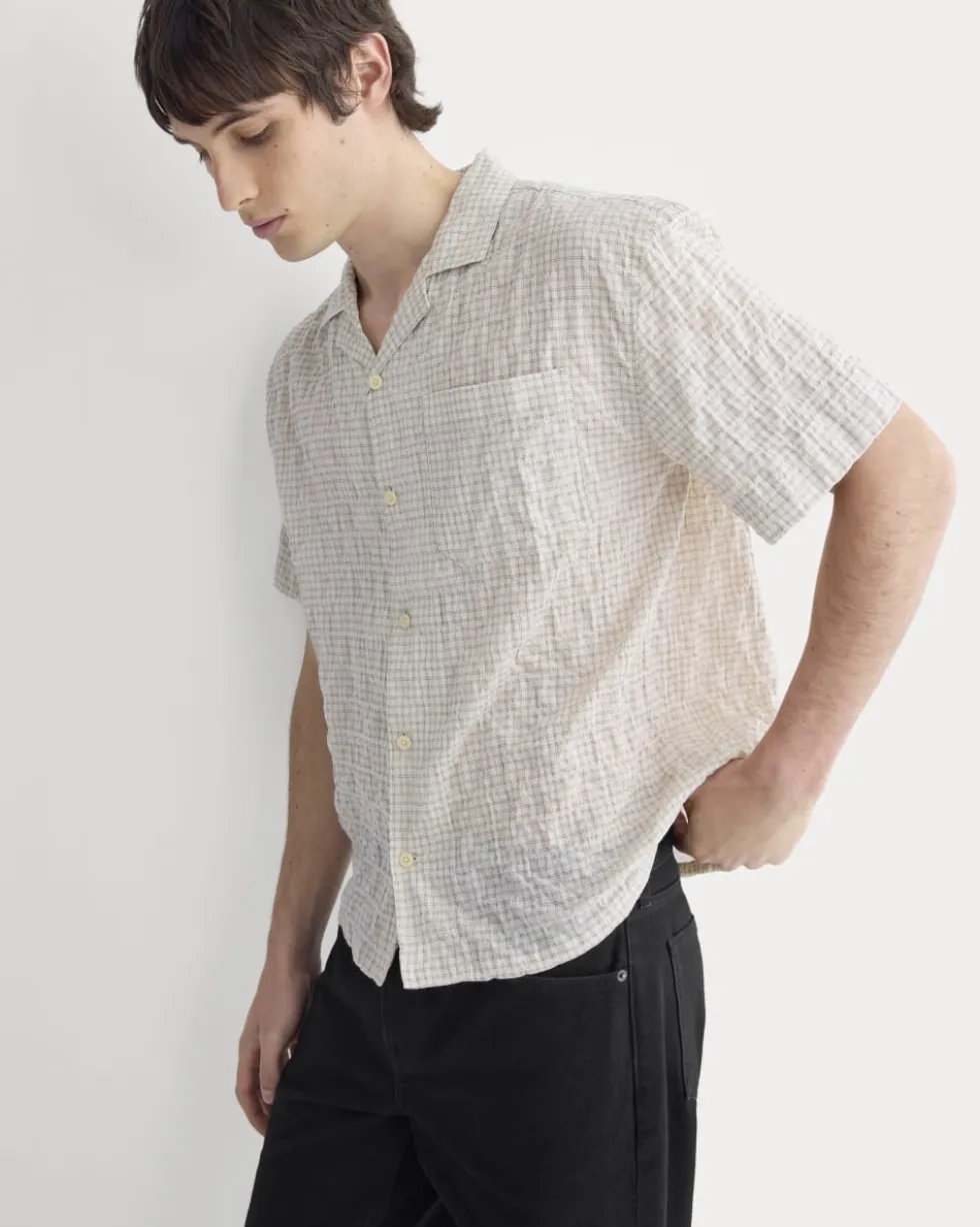 Textured Voile Resort Shirt