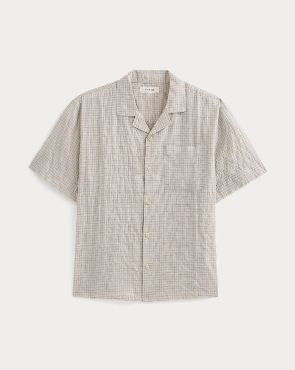 Textured Voile Resort Shirt