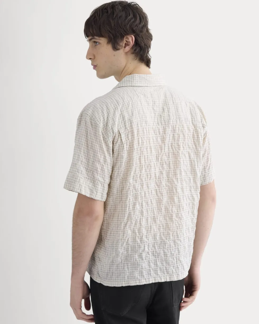 Textured Voile Resort Shirt
