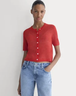 The Air Alpaca™ Short-Sleeve Cardigan