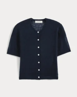 The Air Alpaca™ Short-Sleeve Cardigan
