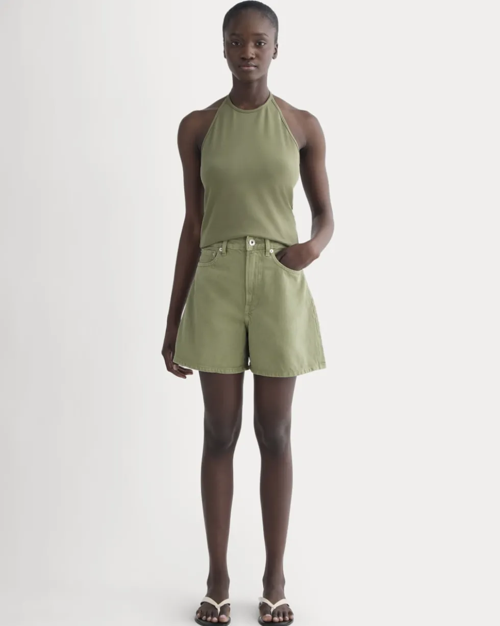 The A-Line Denim Short