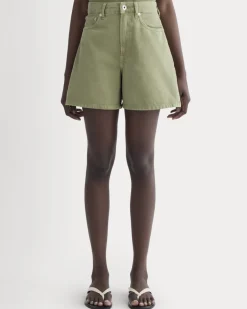 The A-Line Denim Short