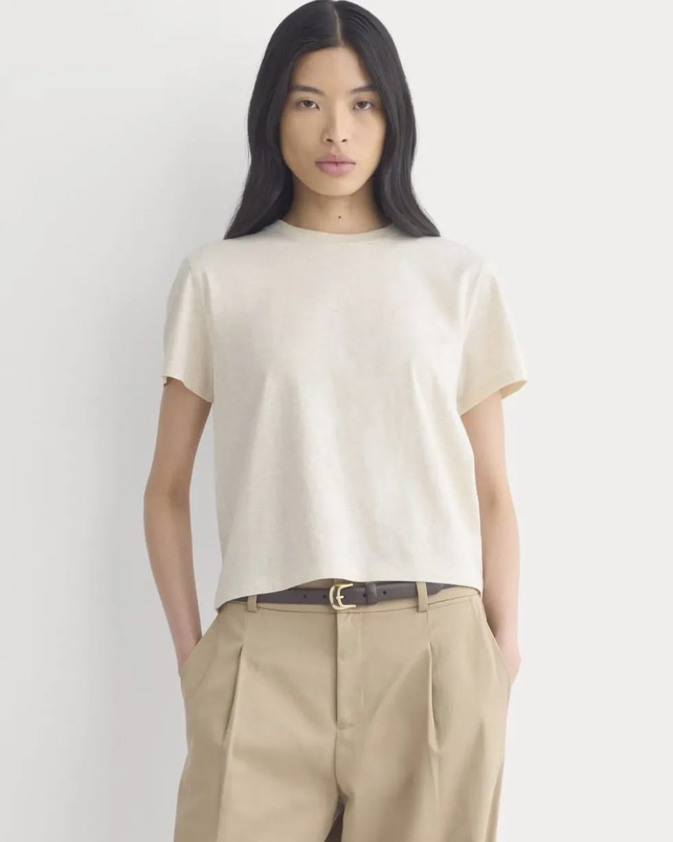 The Box-Cut Tee in Essential Cotton
