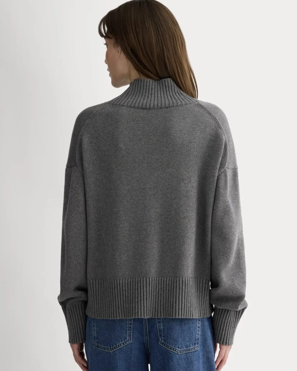 The Boxy Turtleneck in Everyday Cotton