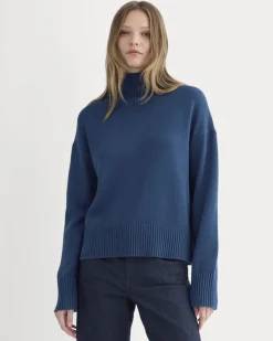 The Boxy Turtleneck in Everyday Cotton
