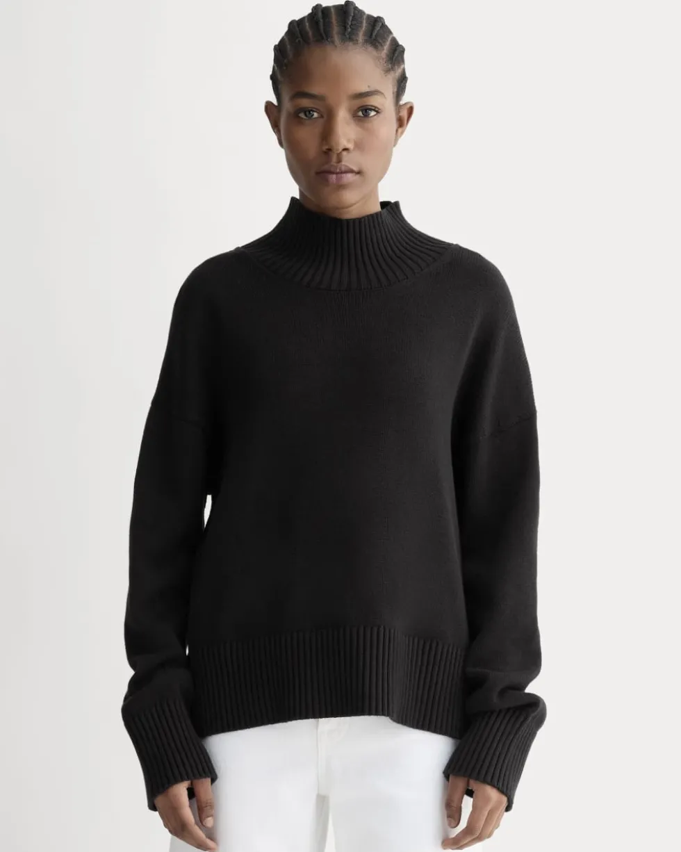 The Boxy Turtleneck in Everyday Cotton