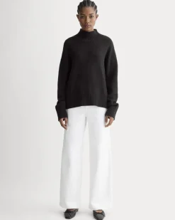 The Boxy Turtleneck in Everyday Cotton