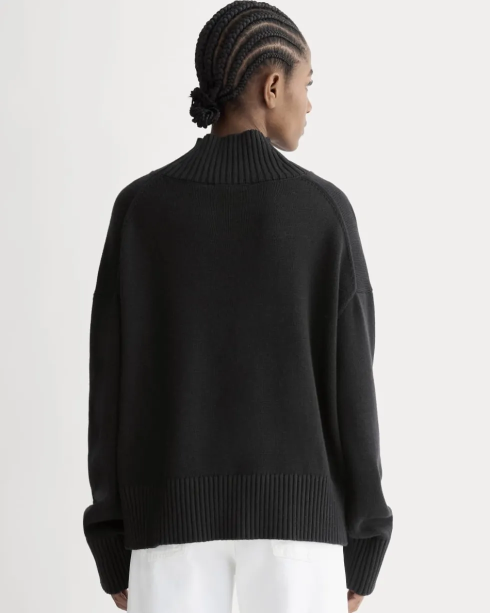 The Boxy Turtleneck in Everyday Cotton