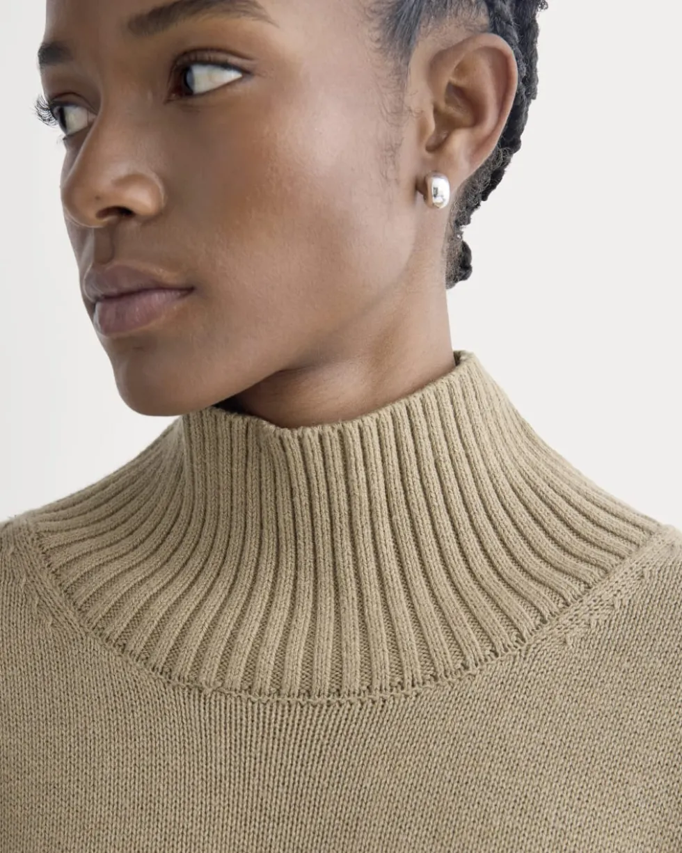 The Boxy Turtleneck in Everyday Cotton