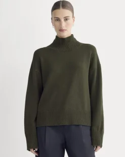 The Boxy Turtleneck in Everyday Cotton