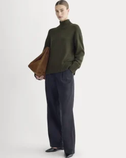 The Boxy Turtleneck in Everyday Cotton