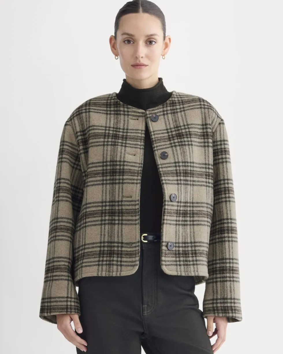 The Cocoon Coat in Wool