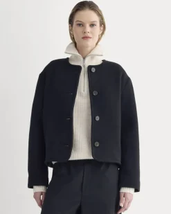 The Cocoon Coat in Wool