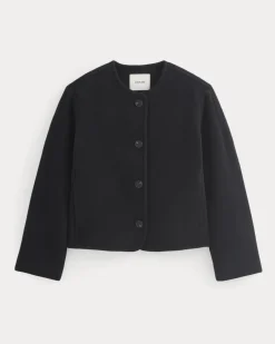 The Cocoon Coat in Wool