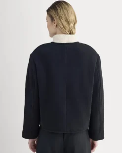 The Cocoon Coat in Wool