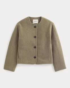 The Cocoon Coat in Wool