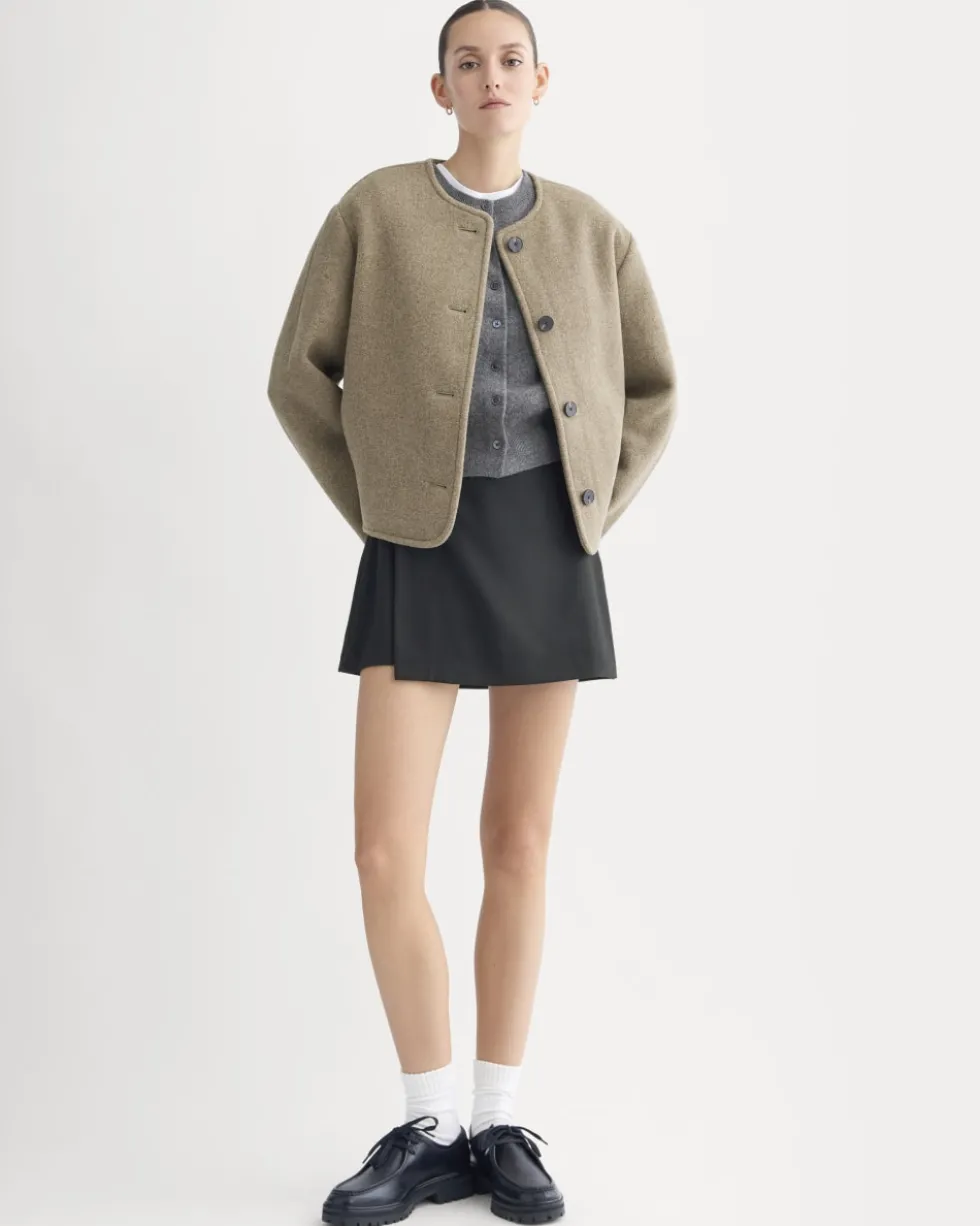 The Cocoon Coat in Wool