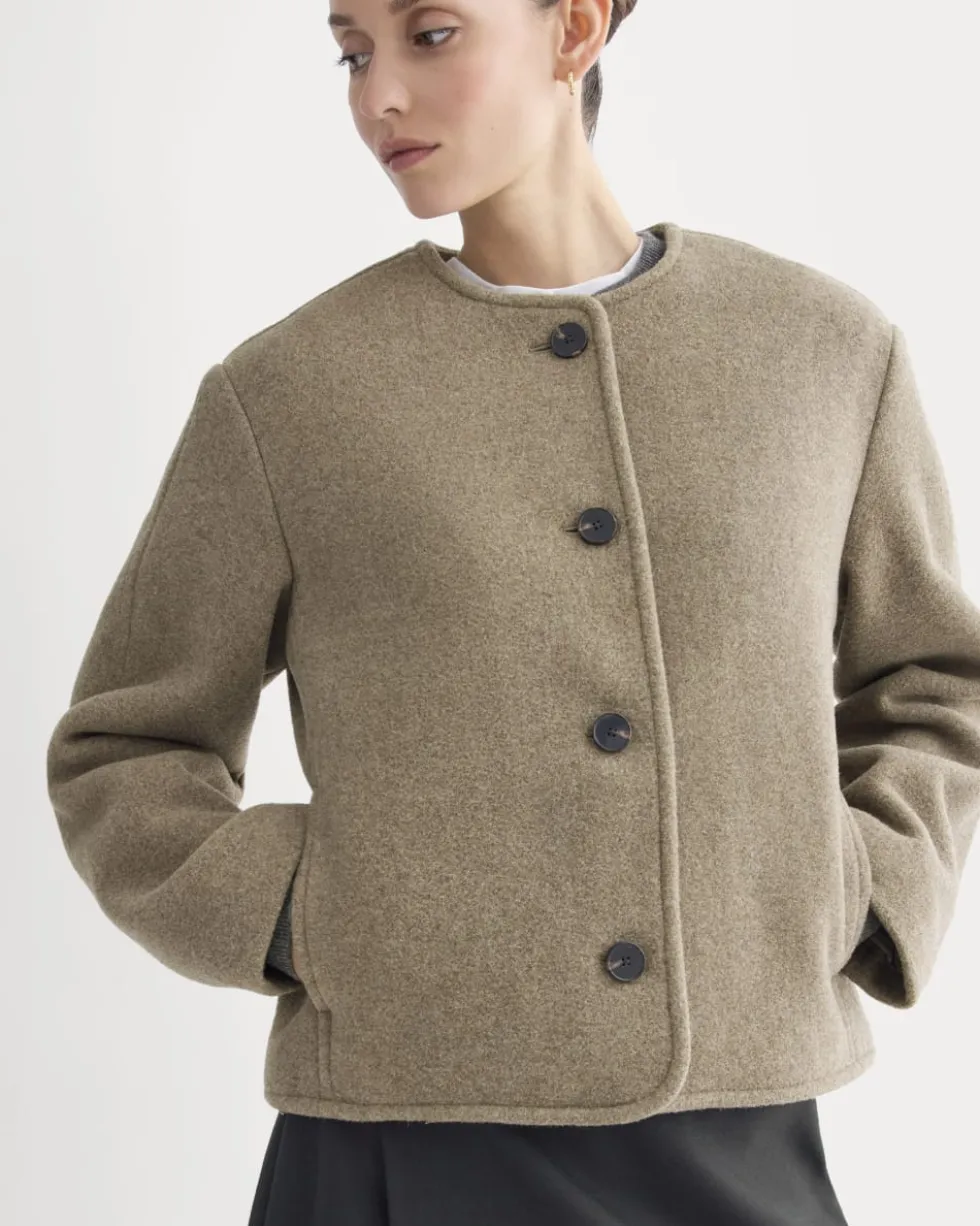 The Cocoon Coat in Wool