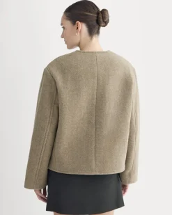 The Cocoon Coat in Wool