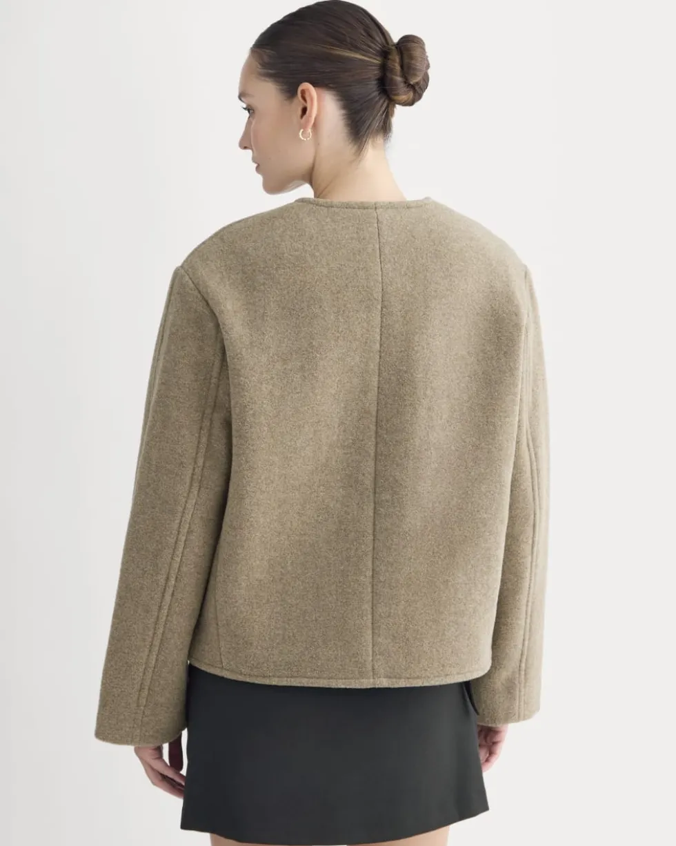 The Cocoon Coat in Wool
