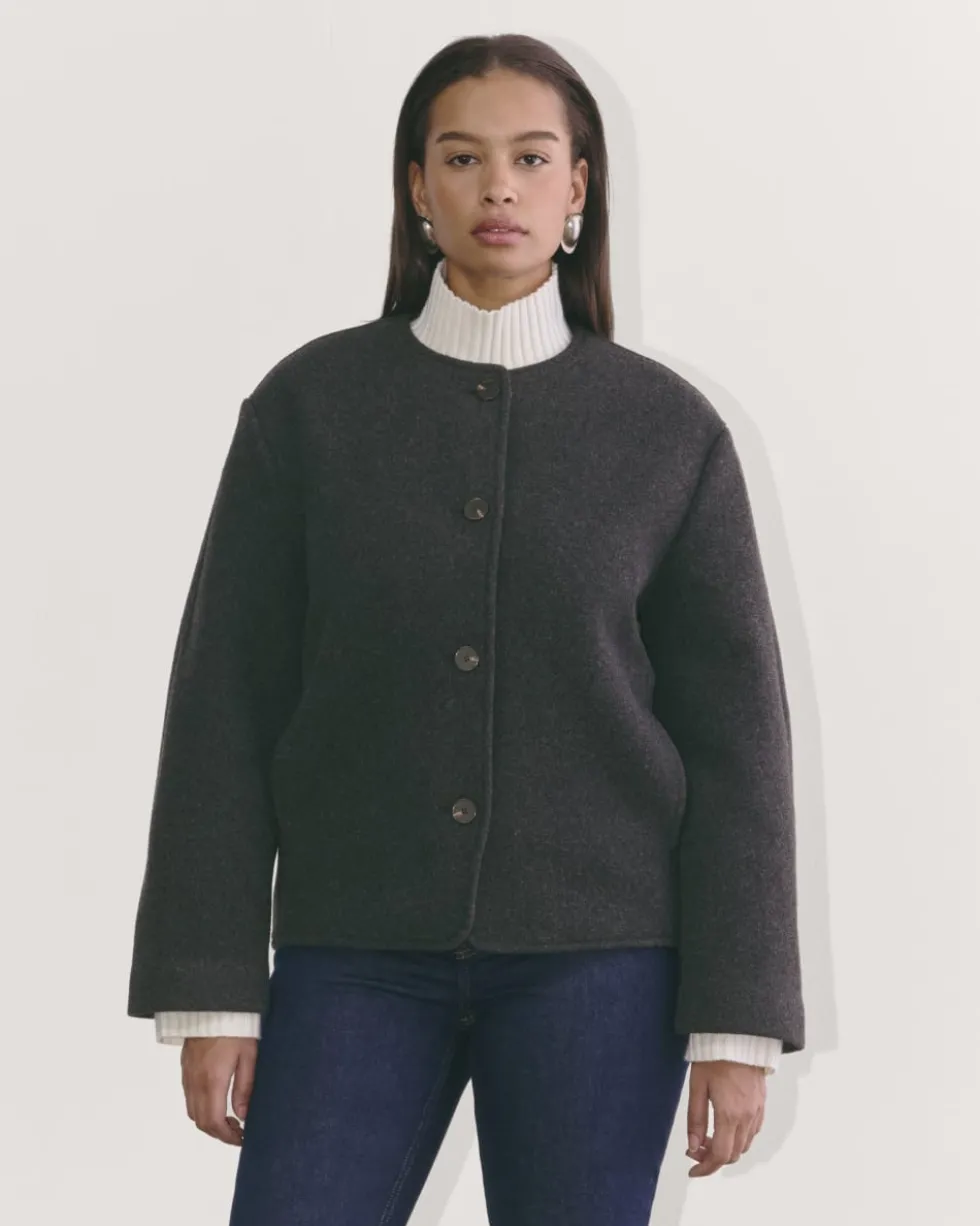The Cocoon Coat in Wool