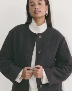 The Cocoon Coat in Wool