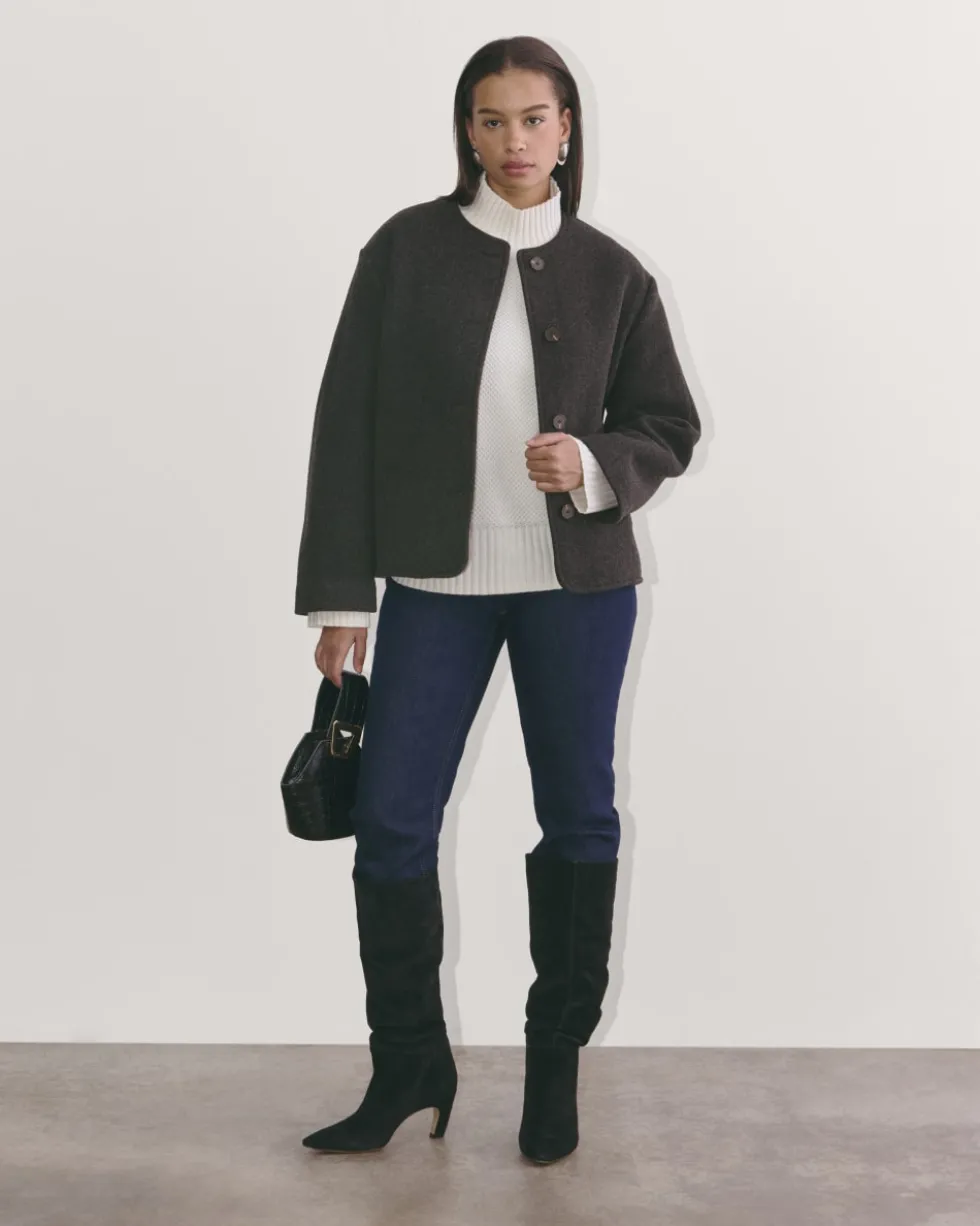 The Cocoon Coat in Wool