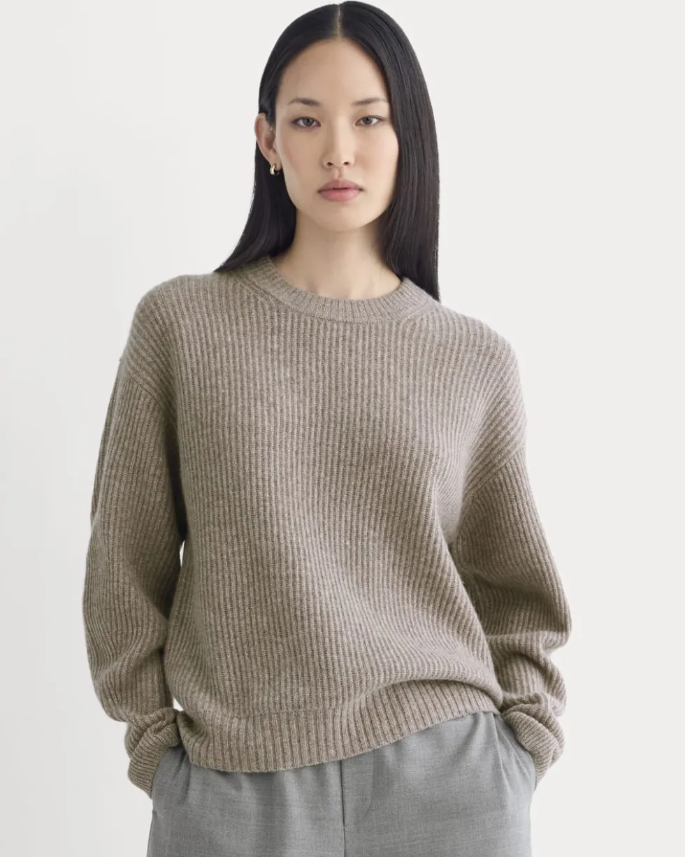 The Cocoon Crew in Wool Cashmere