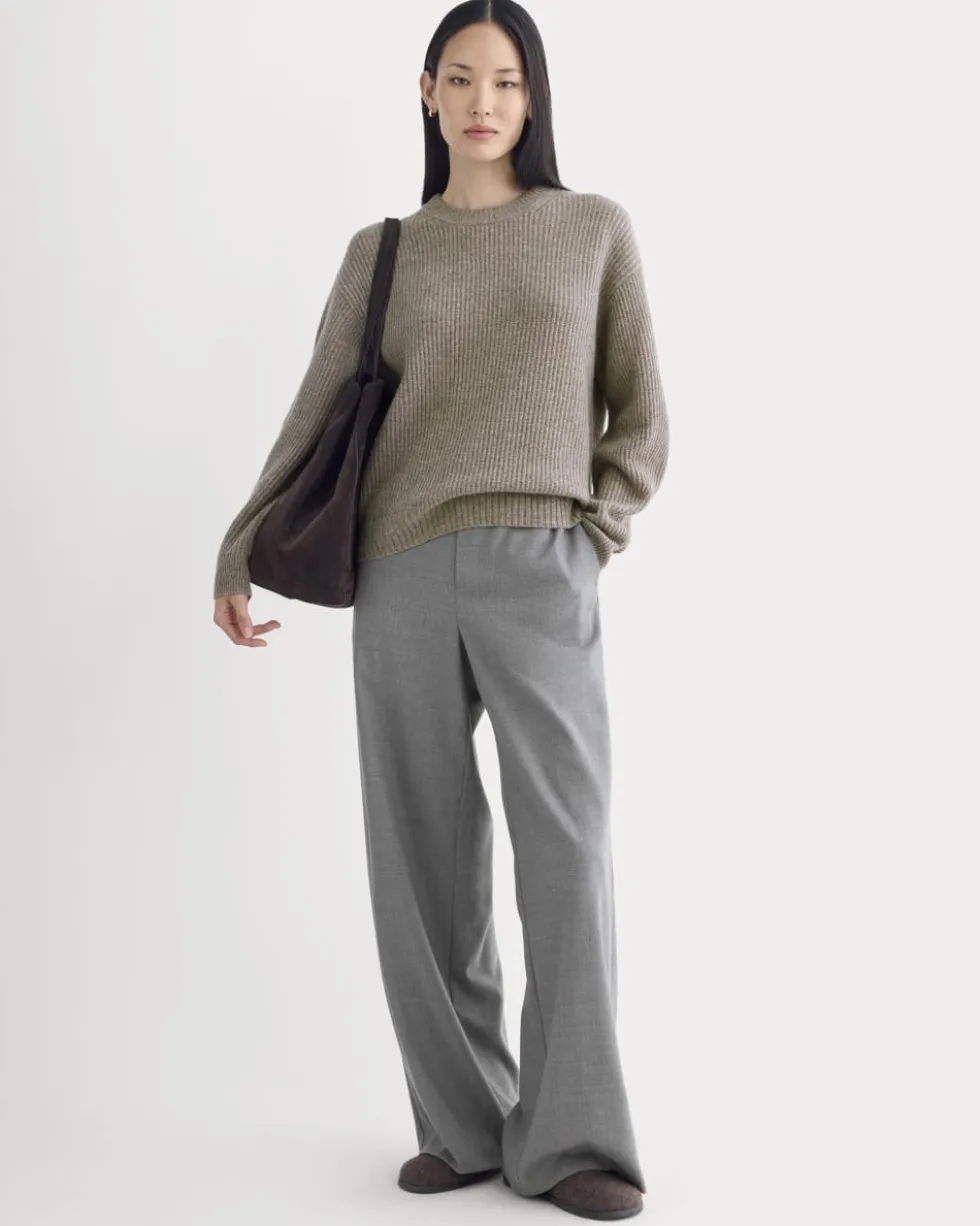The Cocoon Crew in Wool Cashmere