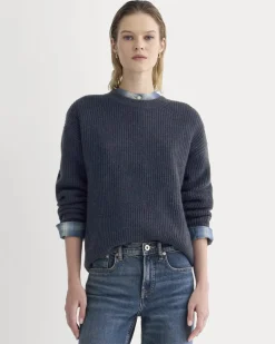 The Cocoon Crew in Wool Cashmere