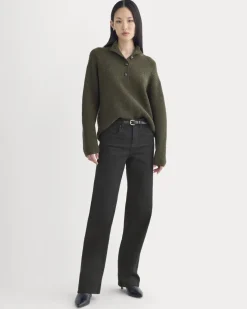 The Cocoon Henley in Wool Cashmere