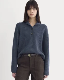 The Cocoon Henley in Wool Cashmere
