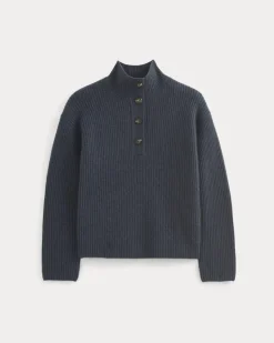 The Cocoon Henley in Wool Cashmere