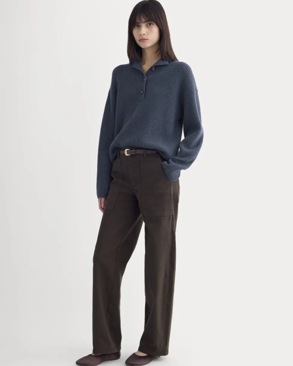The Cocoon Henley in Wool Cashmere
