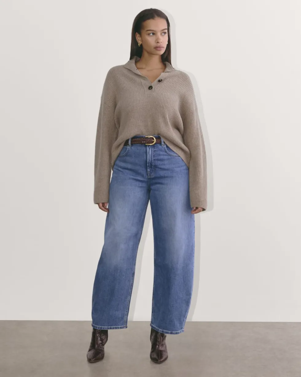 The Cocoon Henley in Wool Cashmere