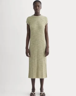 The Column Dress in Cotton Linen