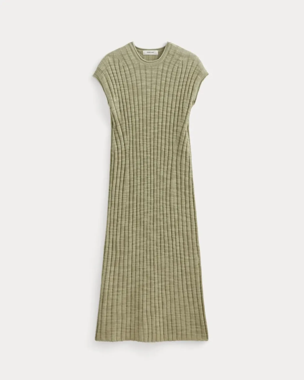 The Column Dress in Cotton Linen