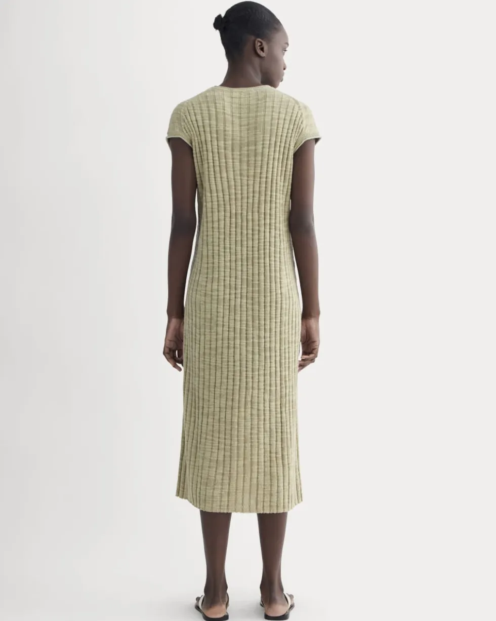 The Column Dress in Cotton Linen