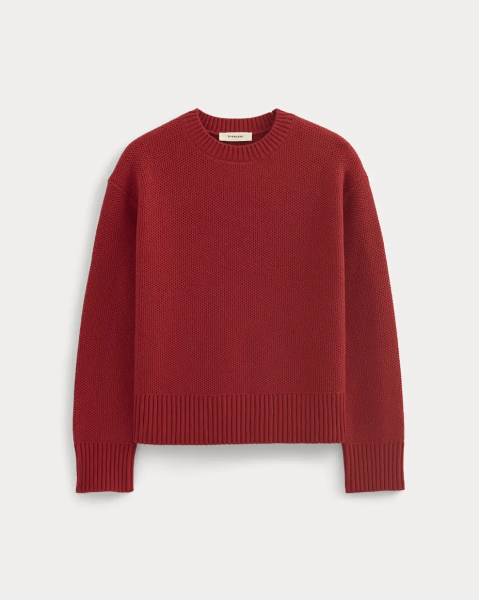The Cotton Honeycomb Square Crew