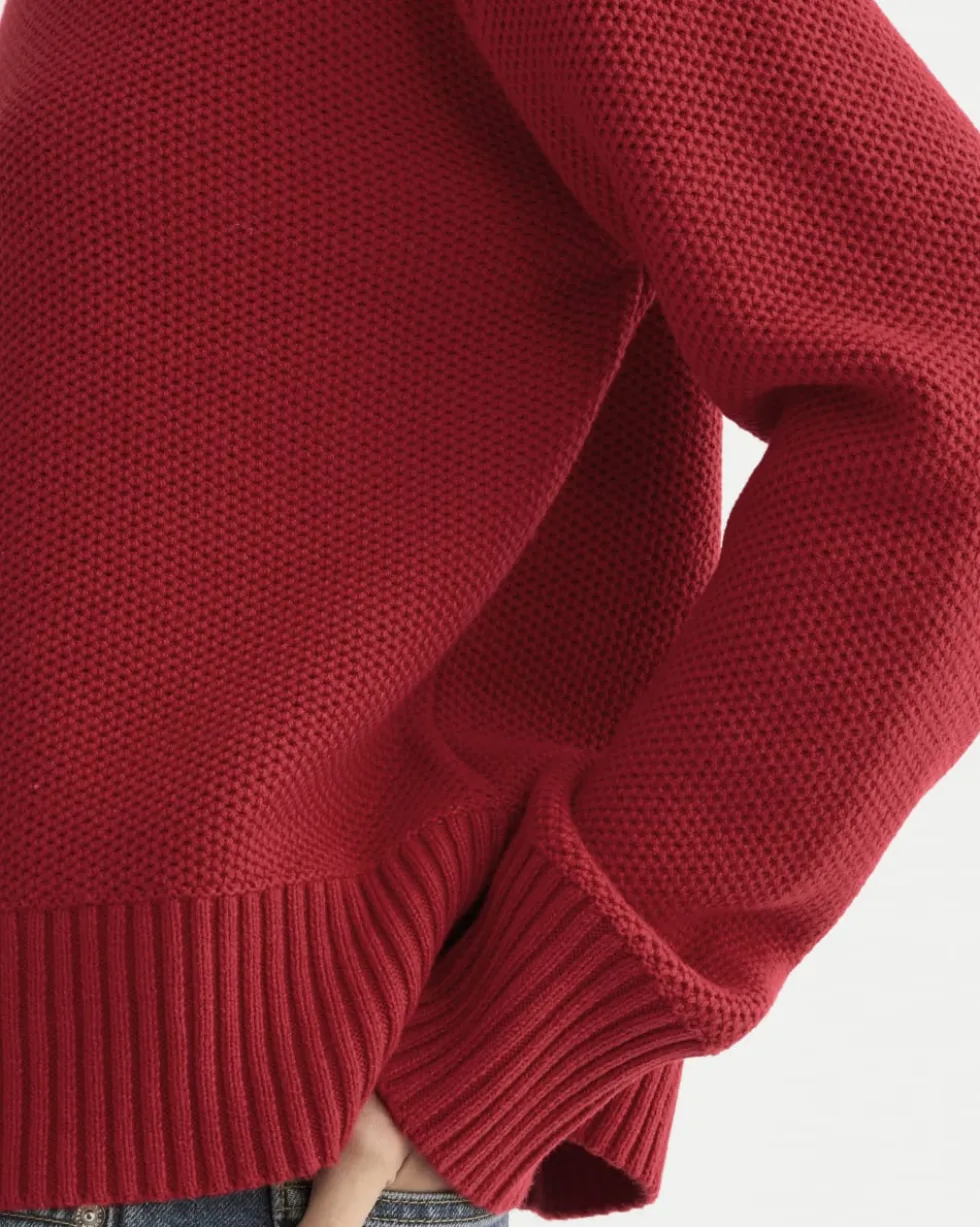 The Cotton Honeycomb Square Crew