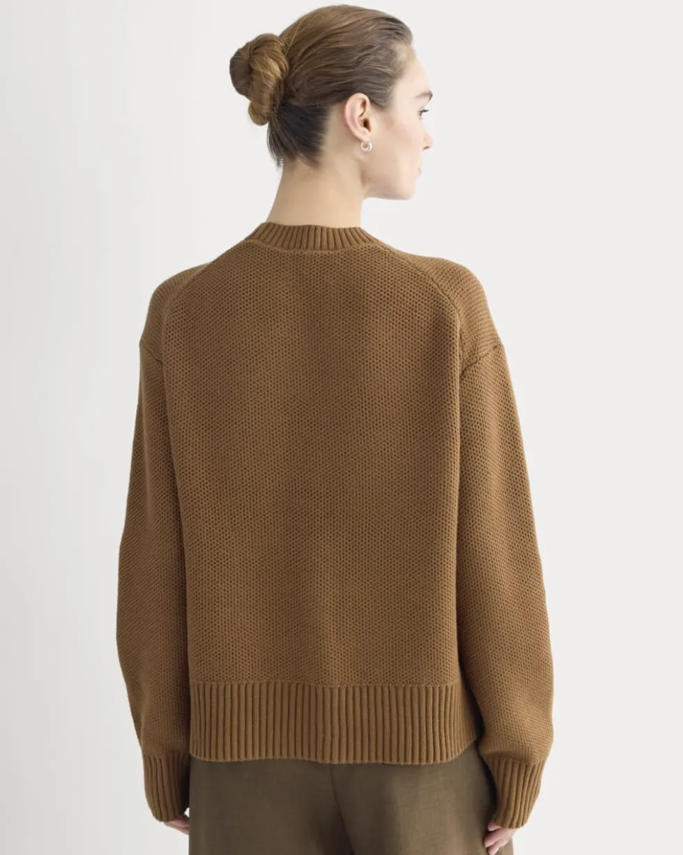 The Cotton Honeycomb Square Crew