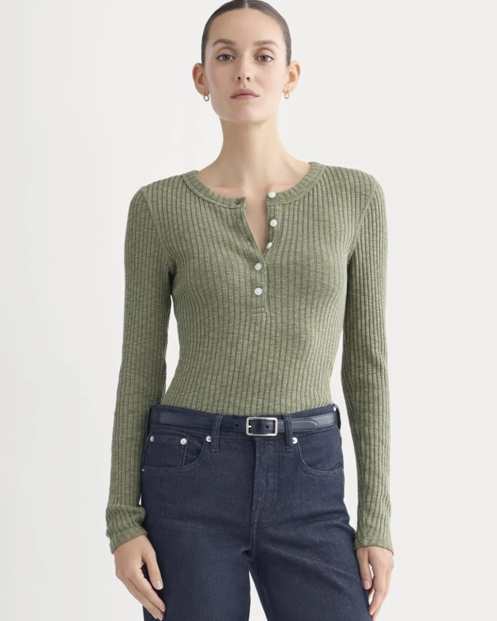 The Cozy Rib Henley