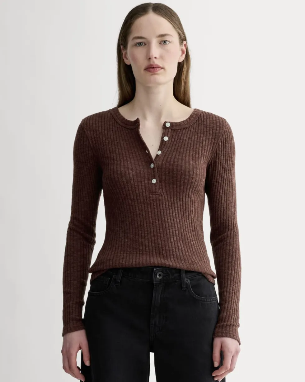 The Cozy Rib Henley